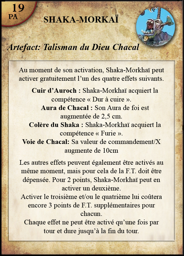 Talisman du Dieu Chacal